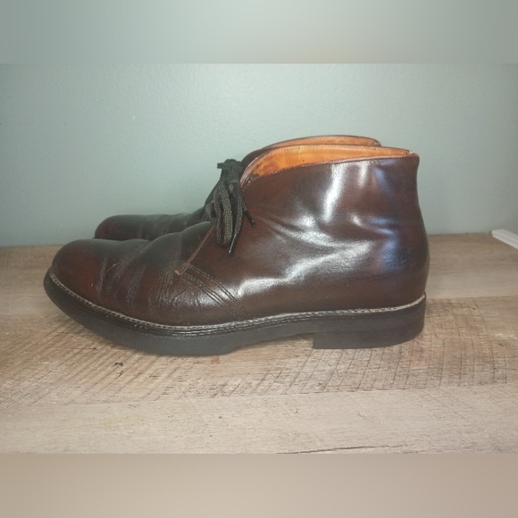 Chippewa Other - Vintage Chippewa Mens Oxford Boots 9D  Brown Oiled Leather Vibram Academia